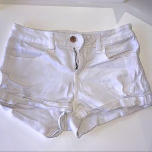 White bullhead denim co. Shorts